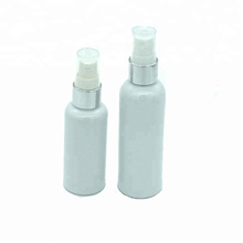 custom made cosmetic packaging white 60ml 100ml lotion pump empty spray plastic bottle